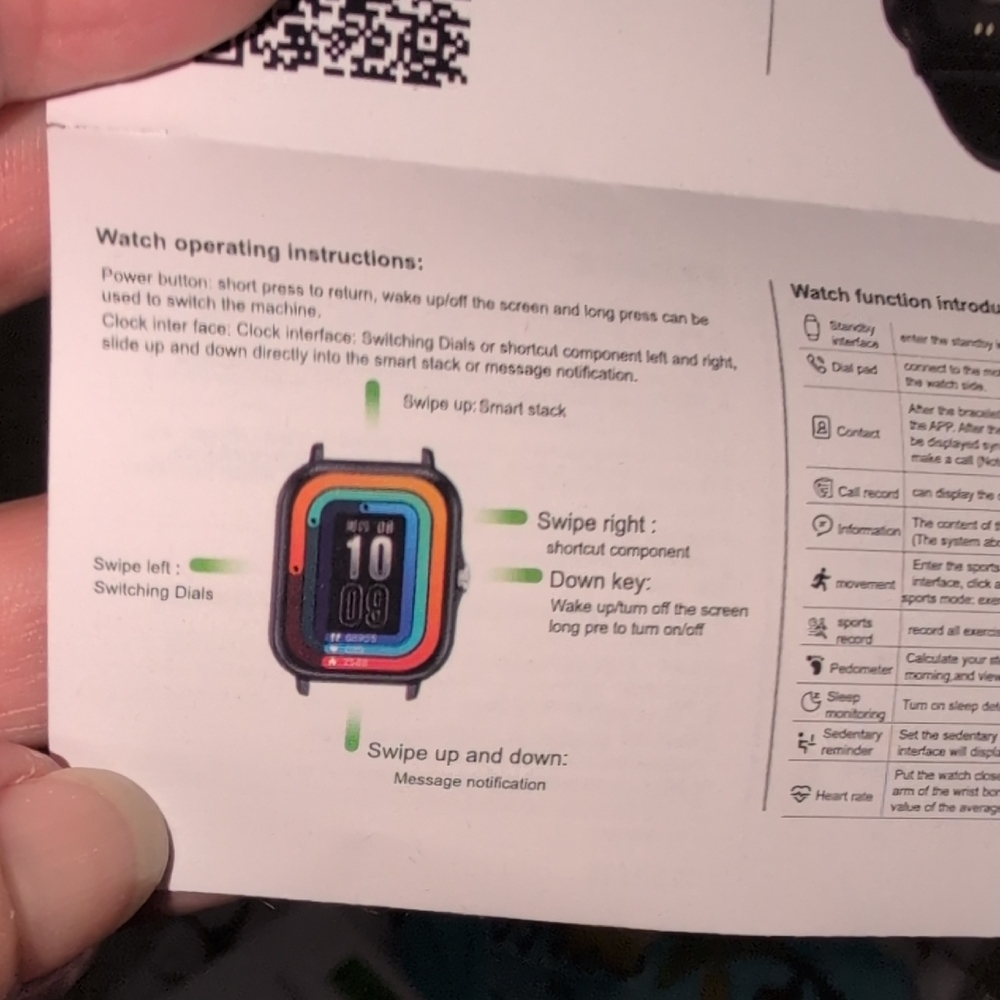 Smartwatch with Black Strap - Picture 5 of 7